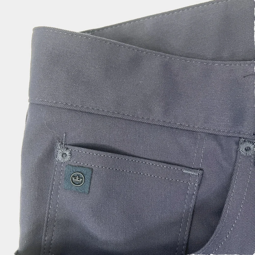 Peter Millar Performance Five Pocket Pant EB66 40x30 Navy Blue Classic Fit